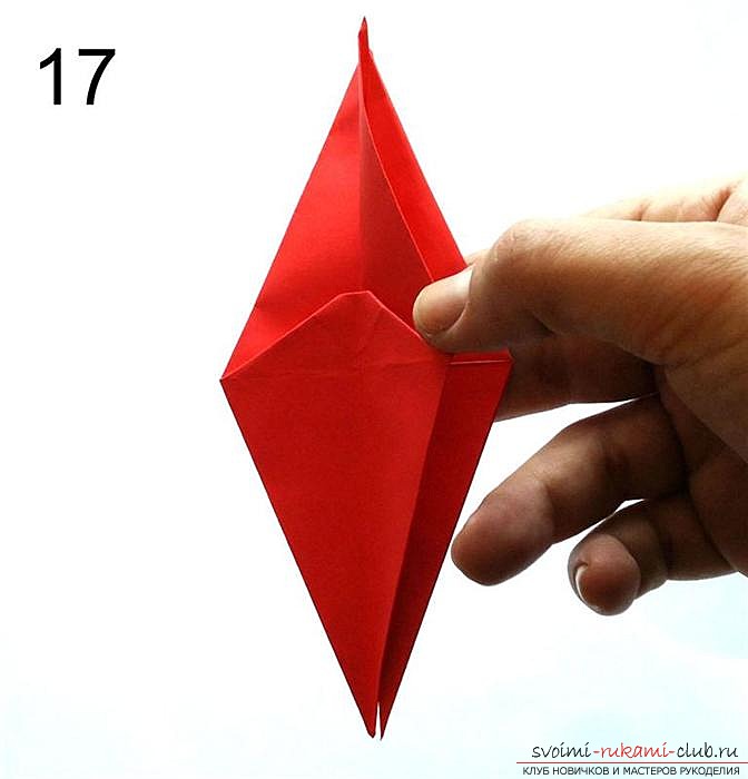 Оригами дракон, схема. Фото №4